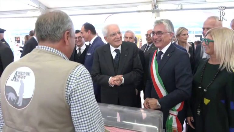 Alba, Mattarella visita la Fiera del Tartufo