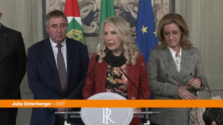 Consultazioni, Autonomie “Orientati a non votare la fiducia”