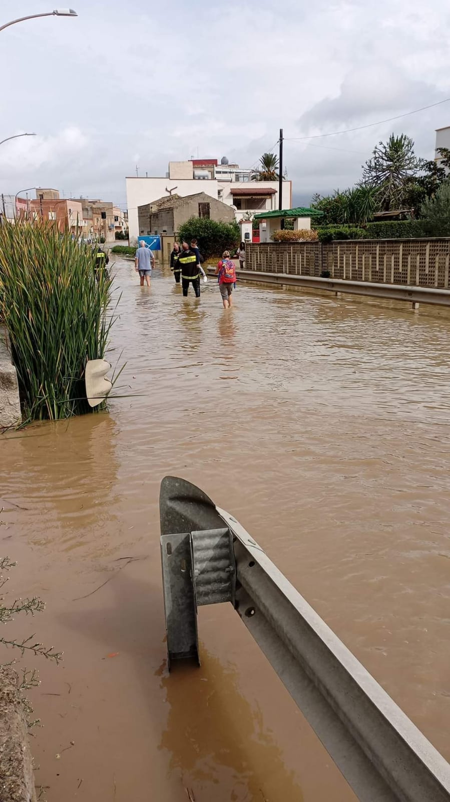 Maltempo, le città trapanesi si allagano. Le immagini