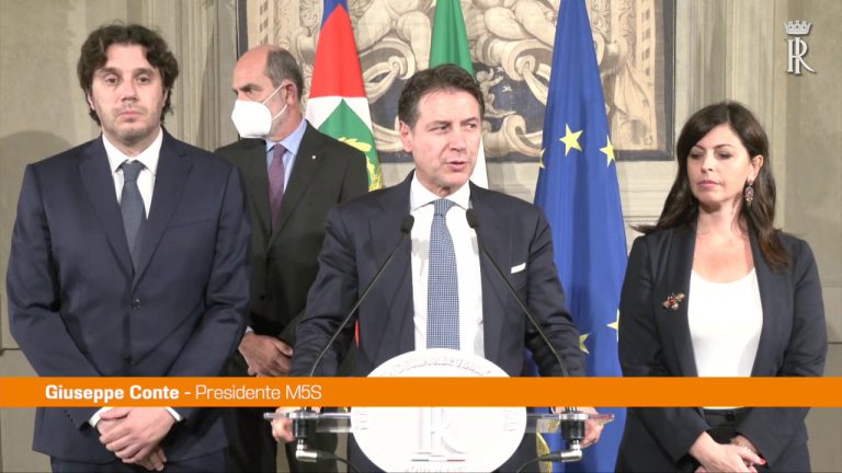 Conte “Il nuovo Esecutivo sia europeista”