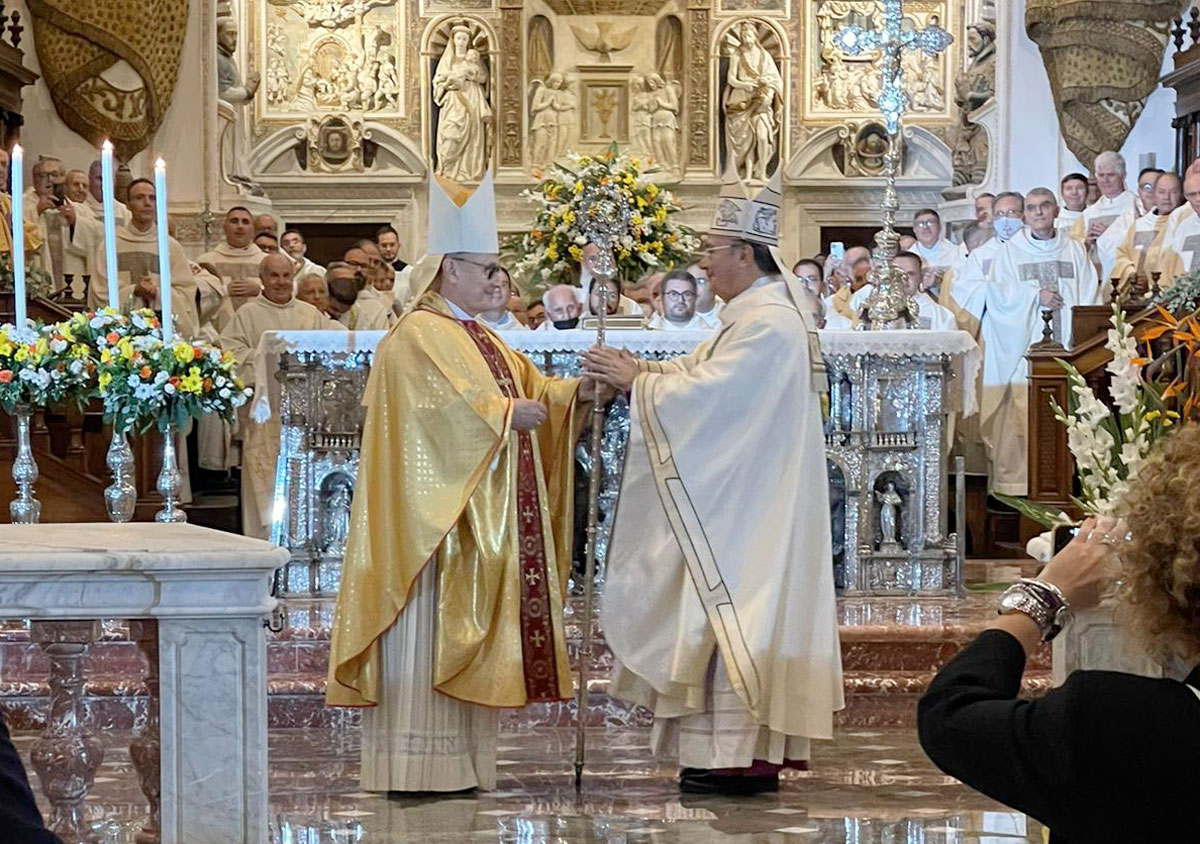 Il nuovo vescovo della Diocesi: “Impegno deciso contro tutte le forme di mafia”