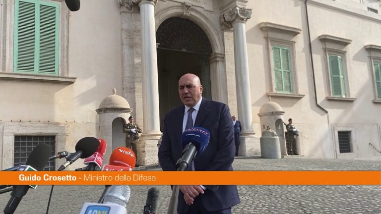 Crosetto “Da nuovo Governo aspettatevi senso di responsabilità”
