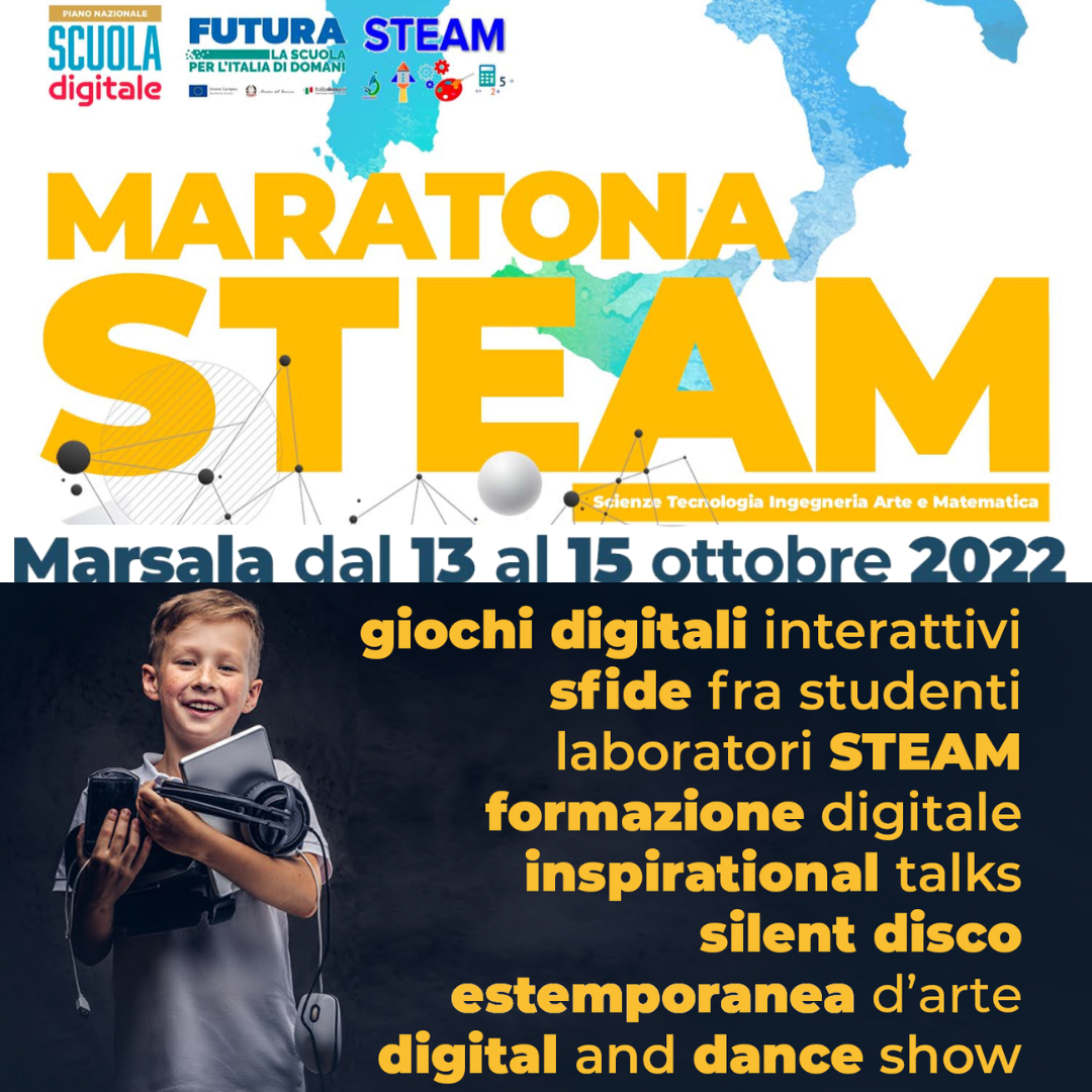 Maratona Steam, tutte le iniziative a Marsala tra digitale e ‘gender gap