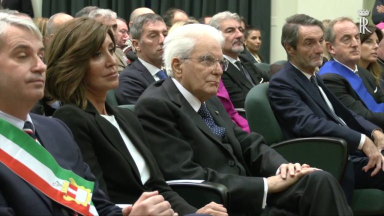 Mattarella inaugura l’anno accademico dell’Università dell’Insubria