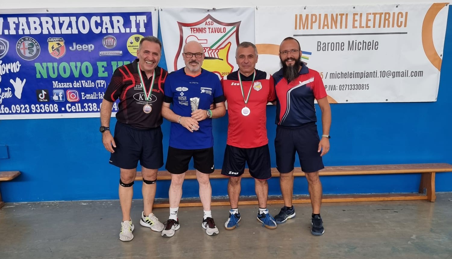 Campionati Provinciali Tennistavolo: la “Lecocq” di Marsala sul podio