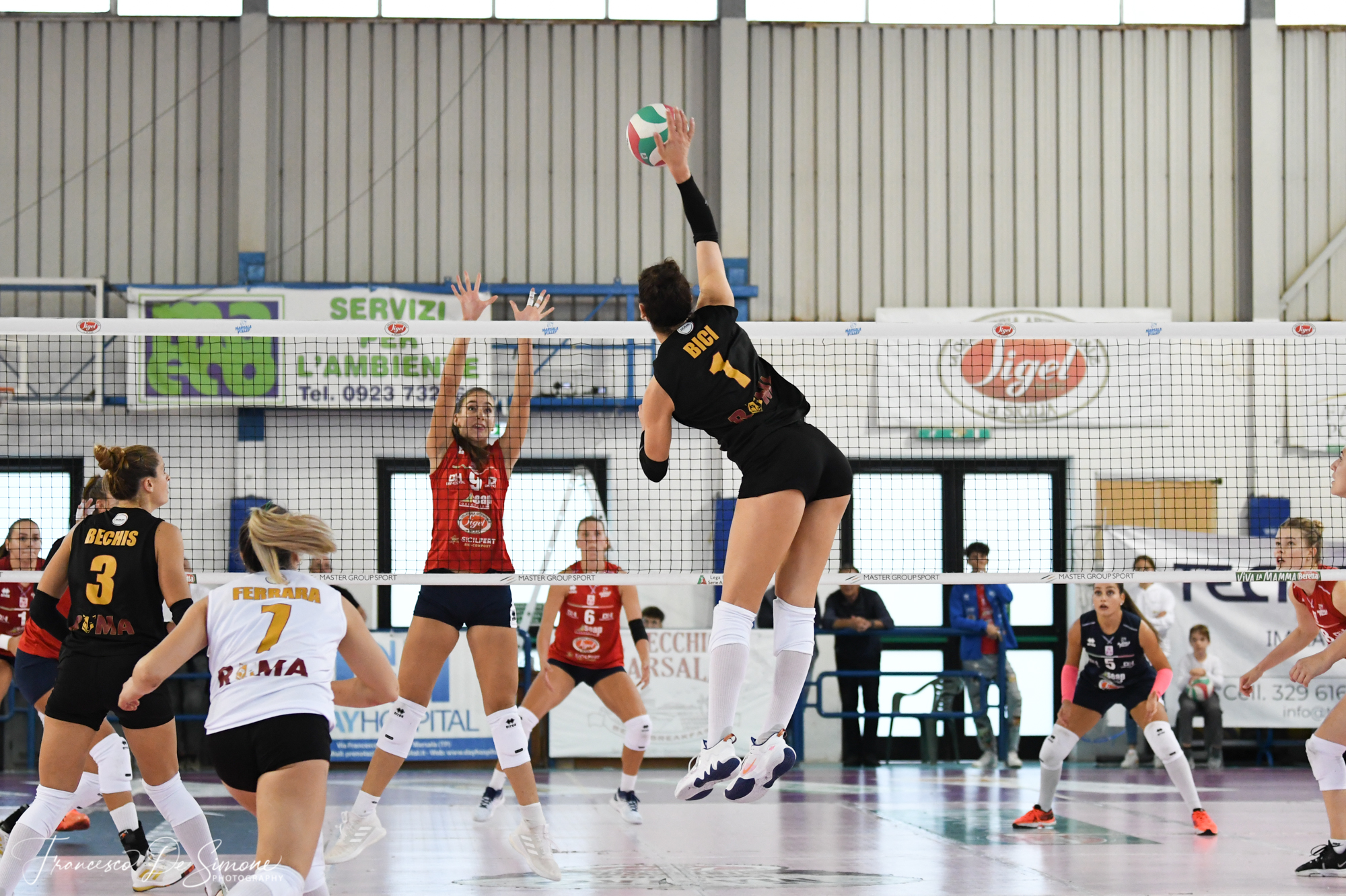 La Marsala Volley ci prova, ma Roma è più forte e lo dimostra
