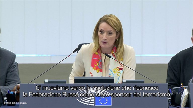 “Russia Stato sponsor del terrorismo”, il voto al Parlamento Ue