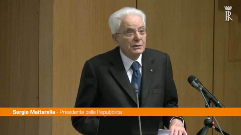 Mattarella “Confronto idee favorisce valori democrazia e libertà”
