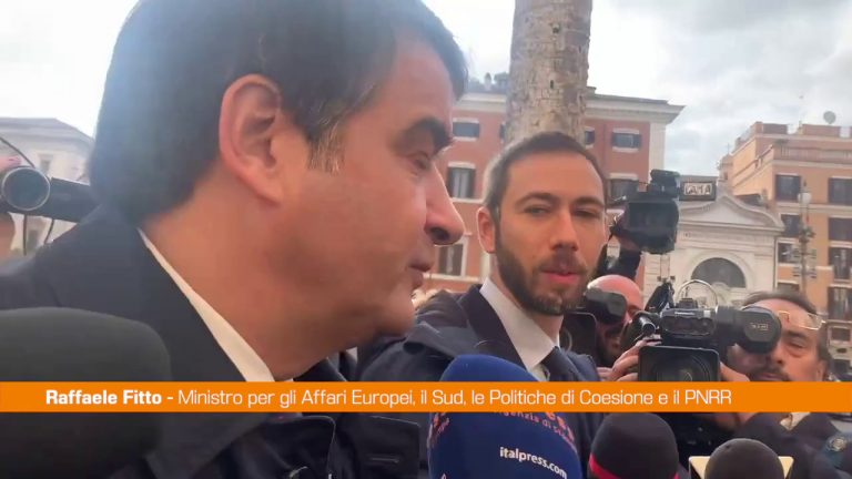 Fitto “Avviati incontri per confrontarci sul Pnrr”
