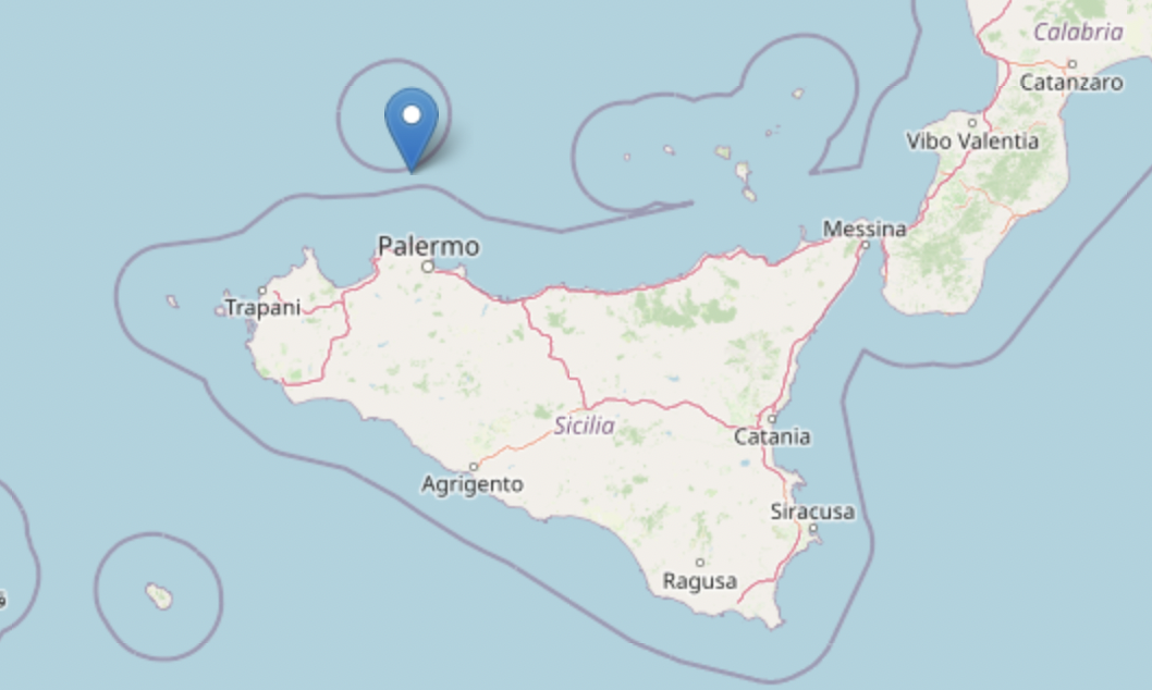 Piccola scossa al largo di Palermo, eventi sismici più frequenti