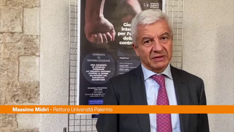Violenza donne, Rettore Palermo “Il problema è culturale”