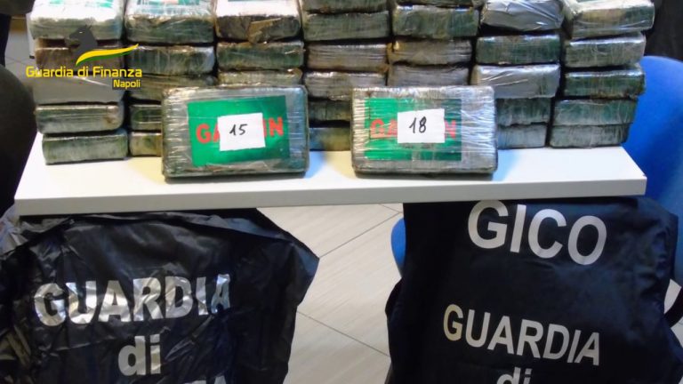 Droga dall’Olanda in Campania, 19 misure cautelari