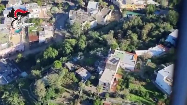 Frana a Ischia, le immagini dall’alto