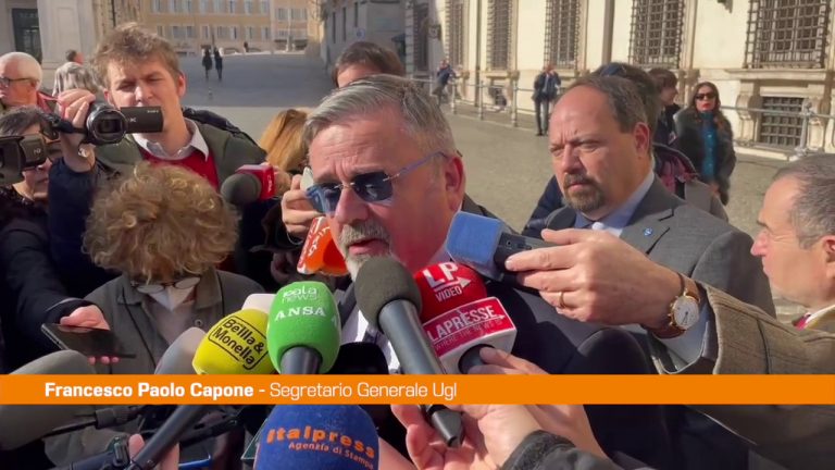 Manovra, Capone “Ora serve dialogo, non la piazza”
