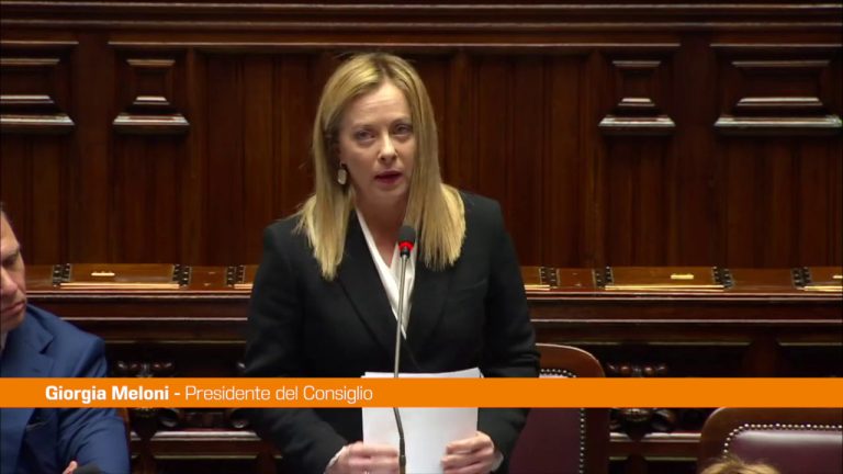 Ucraina, Meloni “Avanti con il sostegno umanitario e militare”