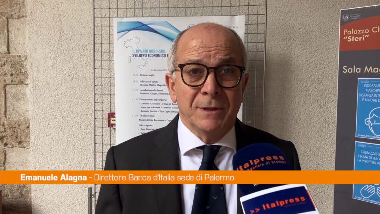 Bankitalia, Alagna “Puntare sui servizi per superare divario Nord-Sud”
