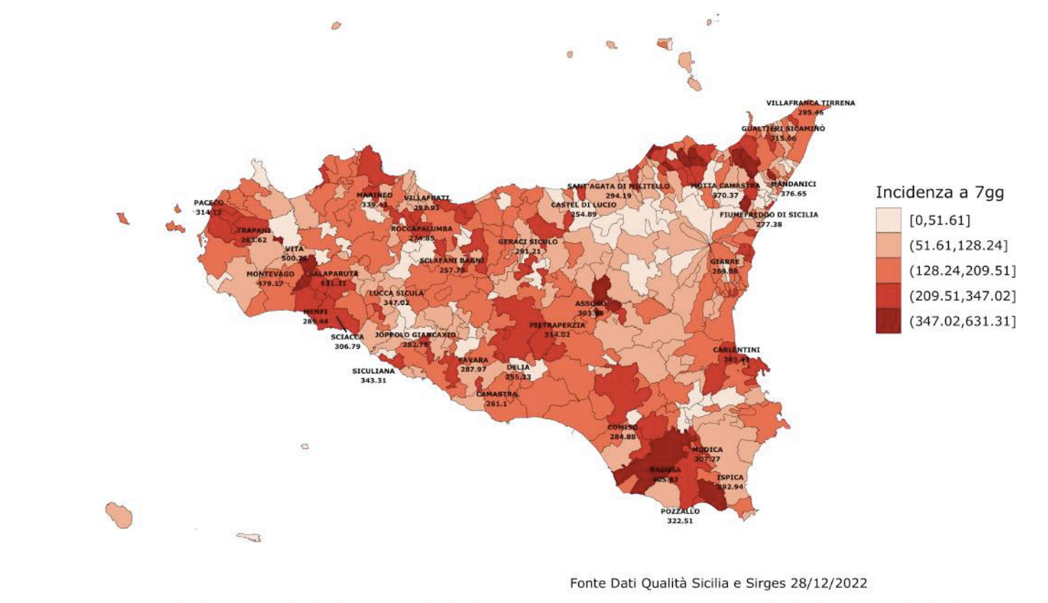 Covid, bollettino settimanale Sicilia: contagi e ricoveri sempre in calo