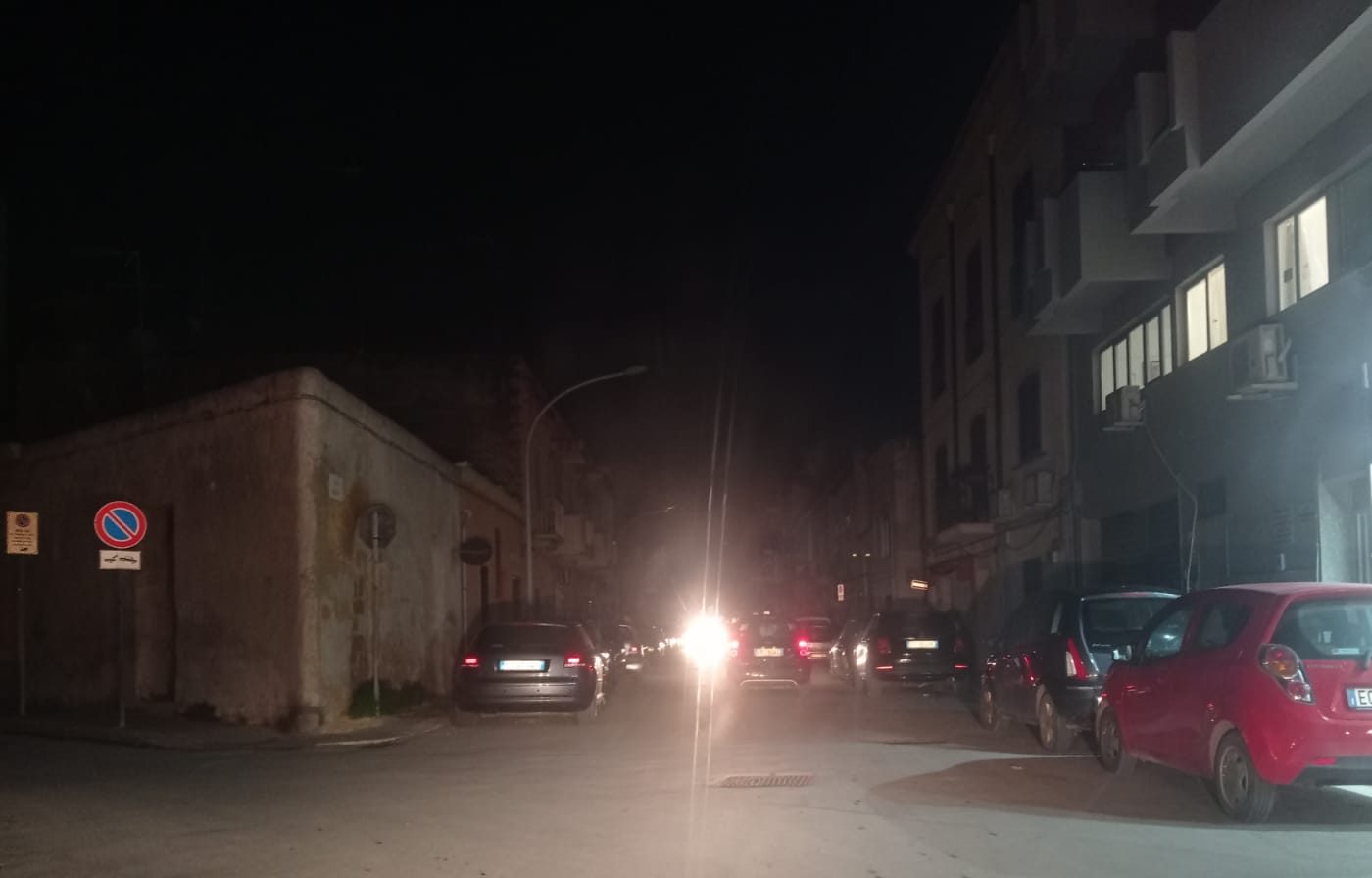 Marsala, un intero quartiere del centro al buio