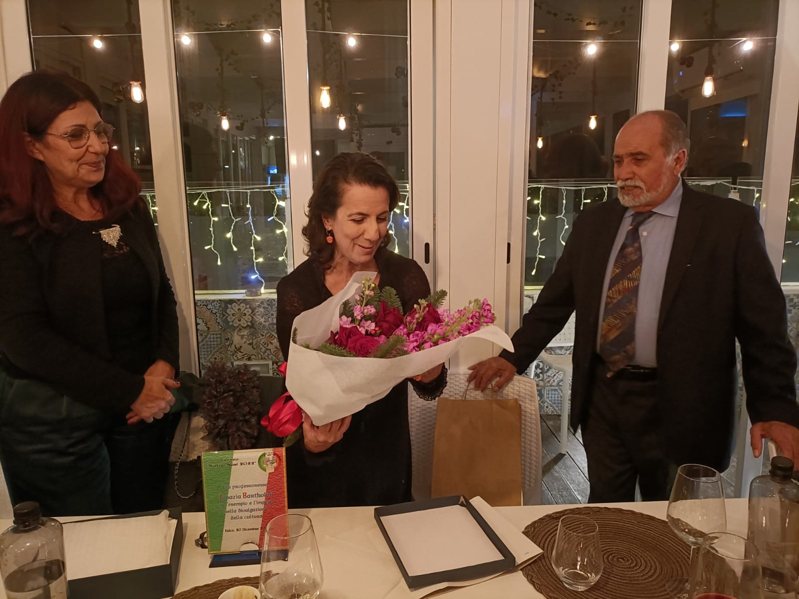 Tre Mari Erice premia Ignazia Bartholini per l’impegno culturale e sociale