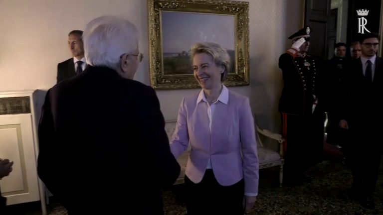 Mattarella incontra Von der Leyen a Milano