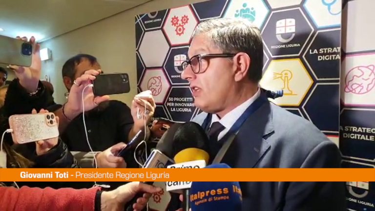 Liguria, Toti “La strategia digitale road map per il futuro”