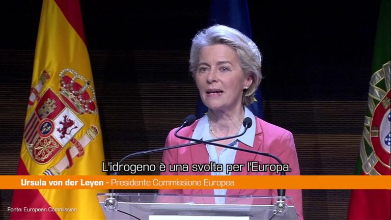 Ue, Von der Leyen “Sull’idrogeno obiettivi ambiziosi”