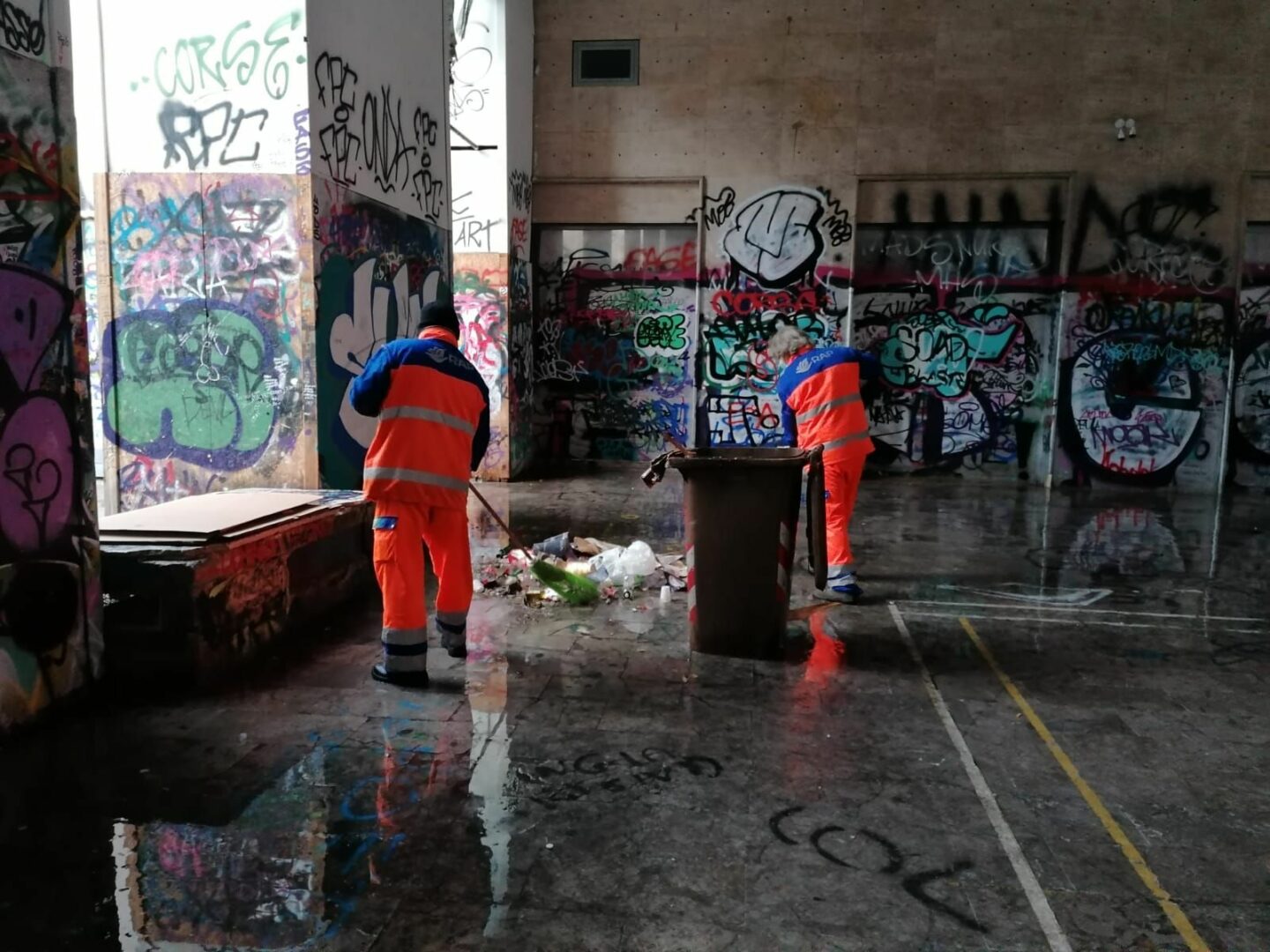 Piazzale Ungheria a Palermo si rifà il look, intervento di pulizia e decoro
