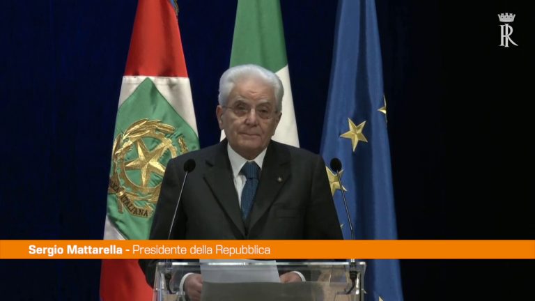 Mattarella “Cultura ha un ruolo nella costruzione di una pace giusta”