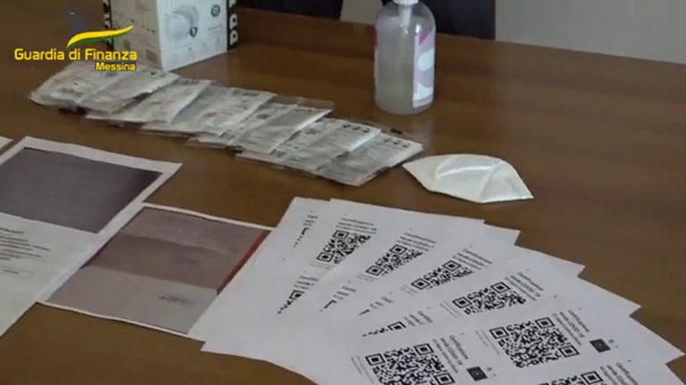 Rilascio di falsi Green Pass, quattro misure cautelari
