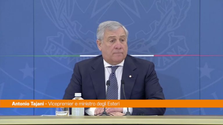 Tajani “Non scendiamo a patti con chi usa la violenza”