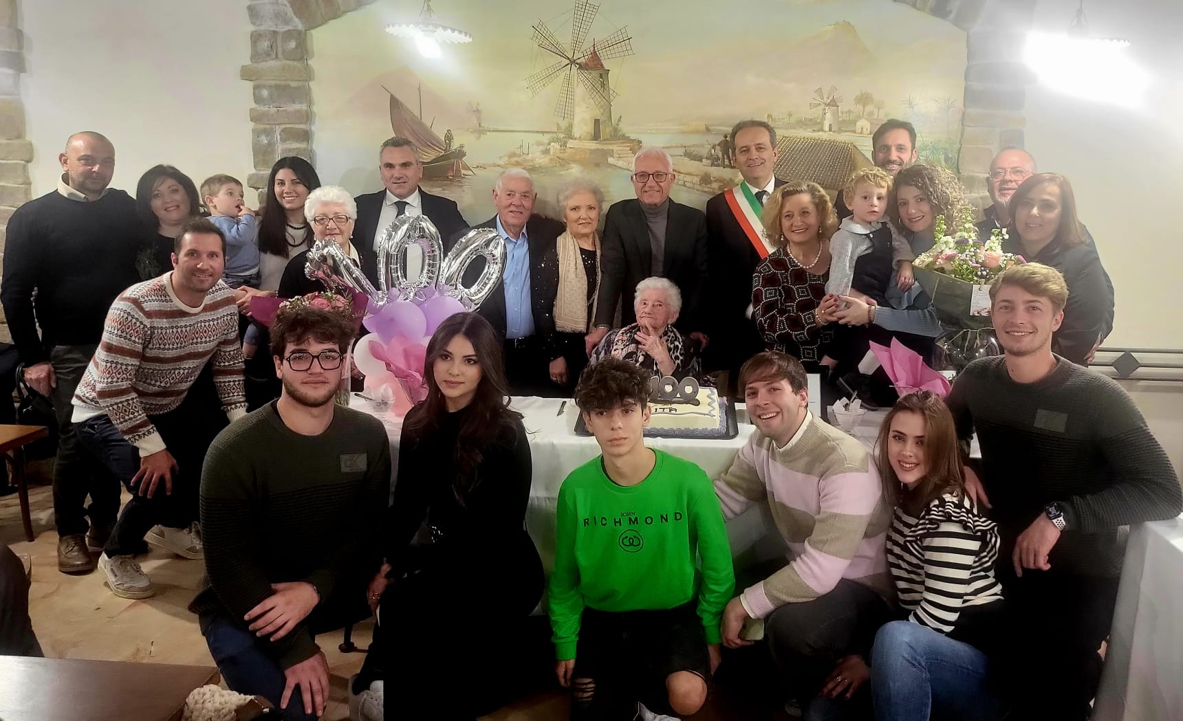 Marsala festeggia nonna Vita Bertolino, prima centenaria del 2023