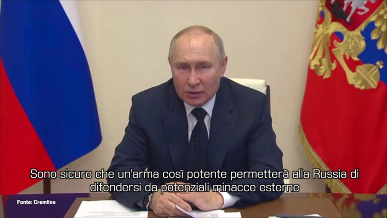 Putin “Nuovi missili ipersonici per difenderci da minacce esterne”