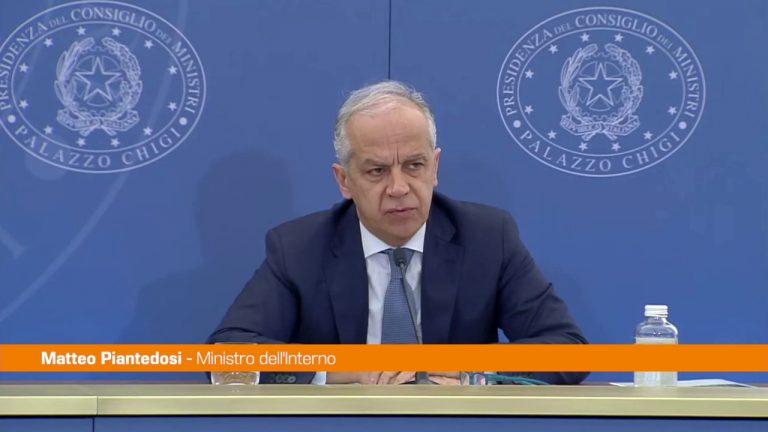 Piantedosi “Non ci faremo condizionare dal caso Cospito”