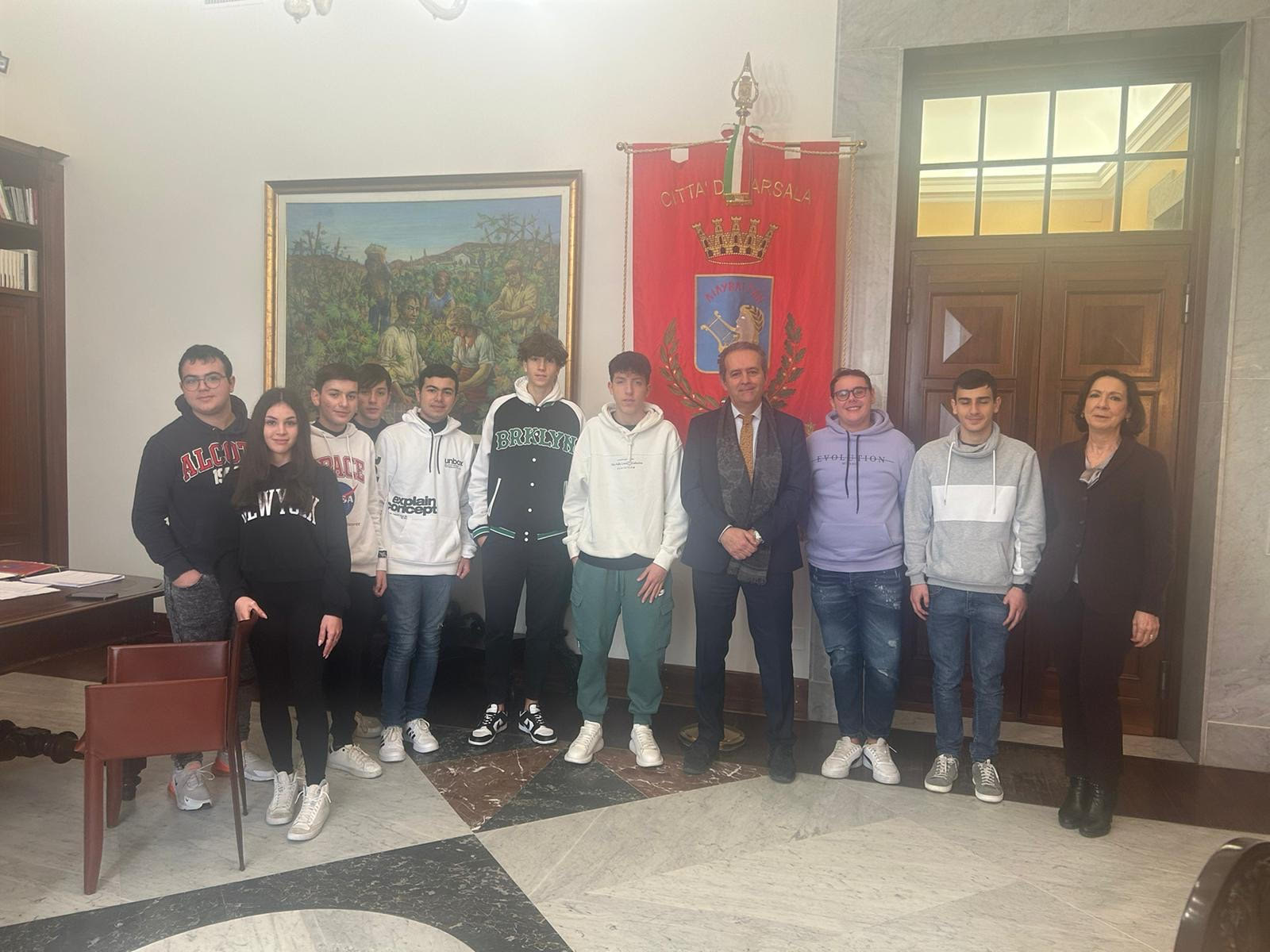 “Green streetlights”, team dell’ITET Garibaldi di Marsala ha incontrato l’amministrazione comunale