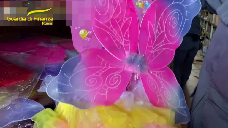 Carnevale, a Roma sequestrati 12 milioni di articoli non sicuri
