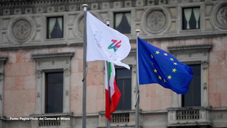 Milano-Cortina, alzabandiera simbolico a tre anni dal via