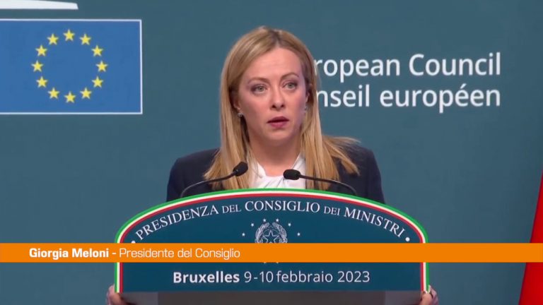Migranti, Meloni “Il Consiglio Europeo cambia l’approccio”