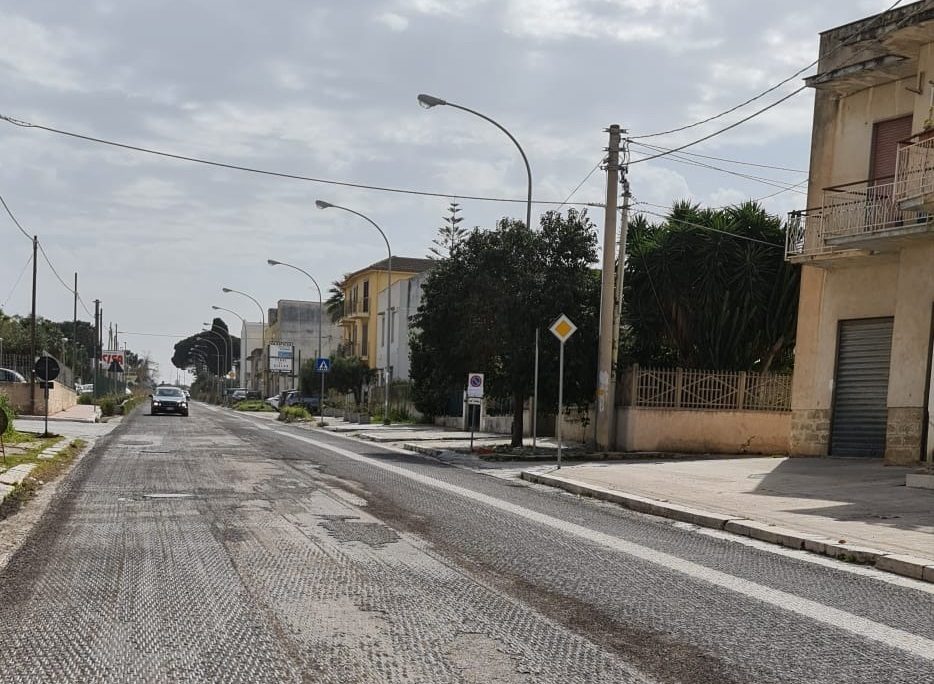 Paceco: avviati i lavori per il manto stradale della SS115