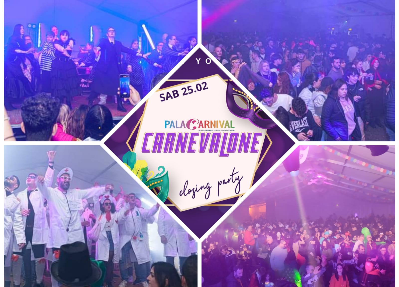 Ultima notte al PalaCarnival, dopo il grande successo del carnevale