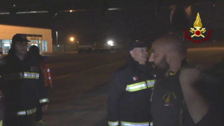Ritornato in Italia contingente Vigili del Fuoco impegnato in Turchia