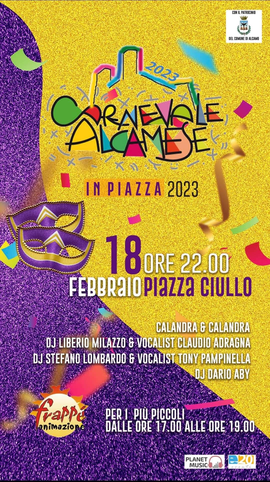 Alcamo si prepara alle iniziative di Carnevale