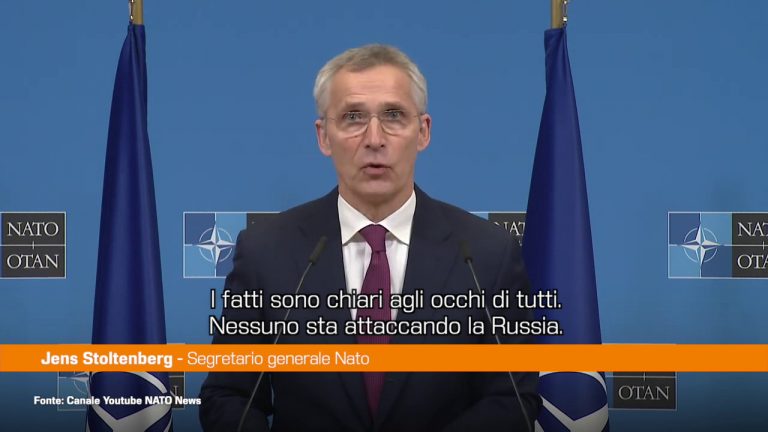 Stoltenberg “Sosteniamo il diritto dell’Ucraina all’autodifesa”