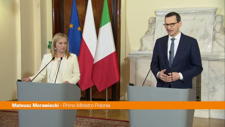 Ucraina, Morawiecki “Polonia e Italia al fianco di Kiev”