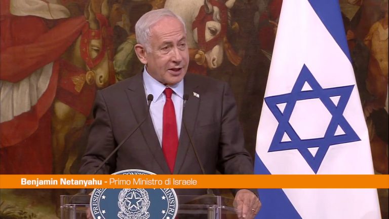 Netanyahu “Tra Italia e Israele spazio per grande collaborazione”