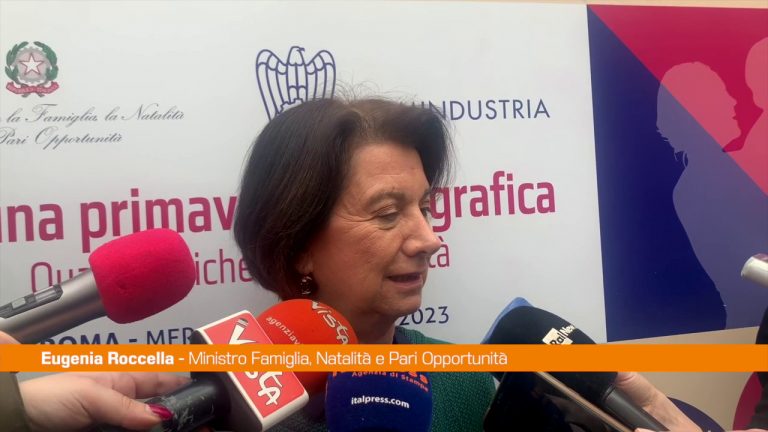 Roccella “Serve l’impegno di tutti per superare l’inverno demografico”