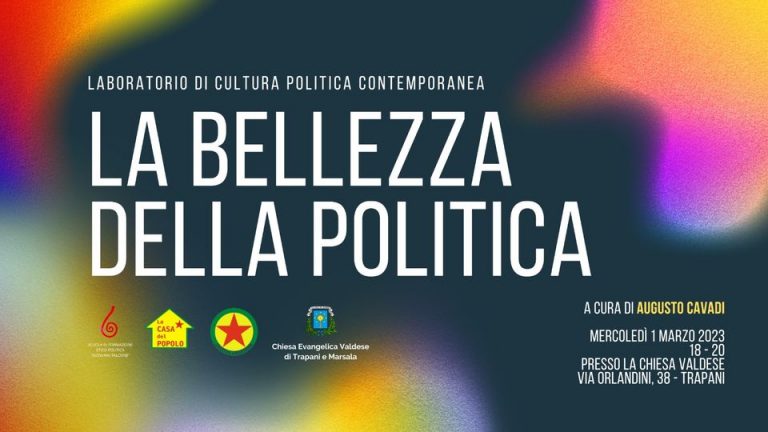 A Trapani un laboratorio di politica a cura del professor Cavadi