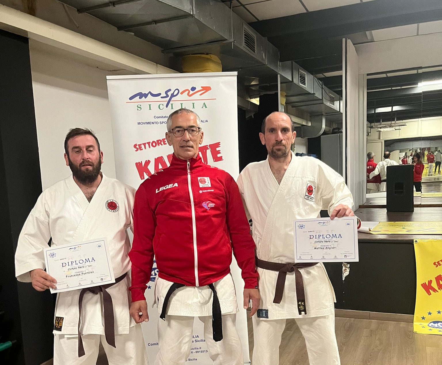 Karate Marsala allo stage tecnico: due nuove cinture nere