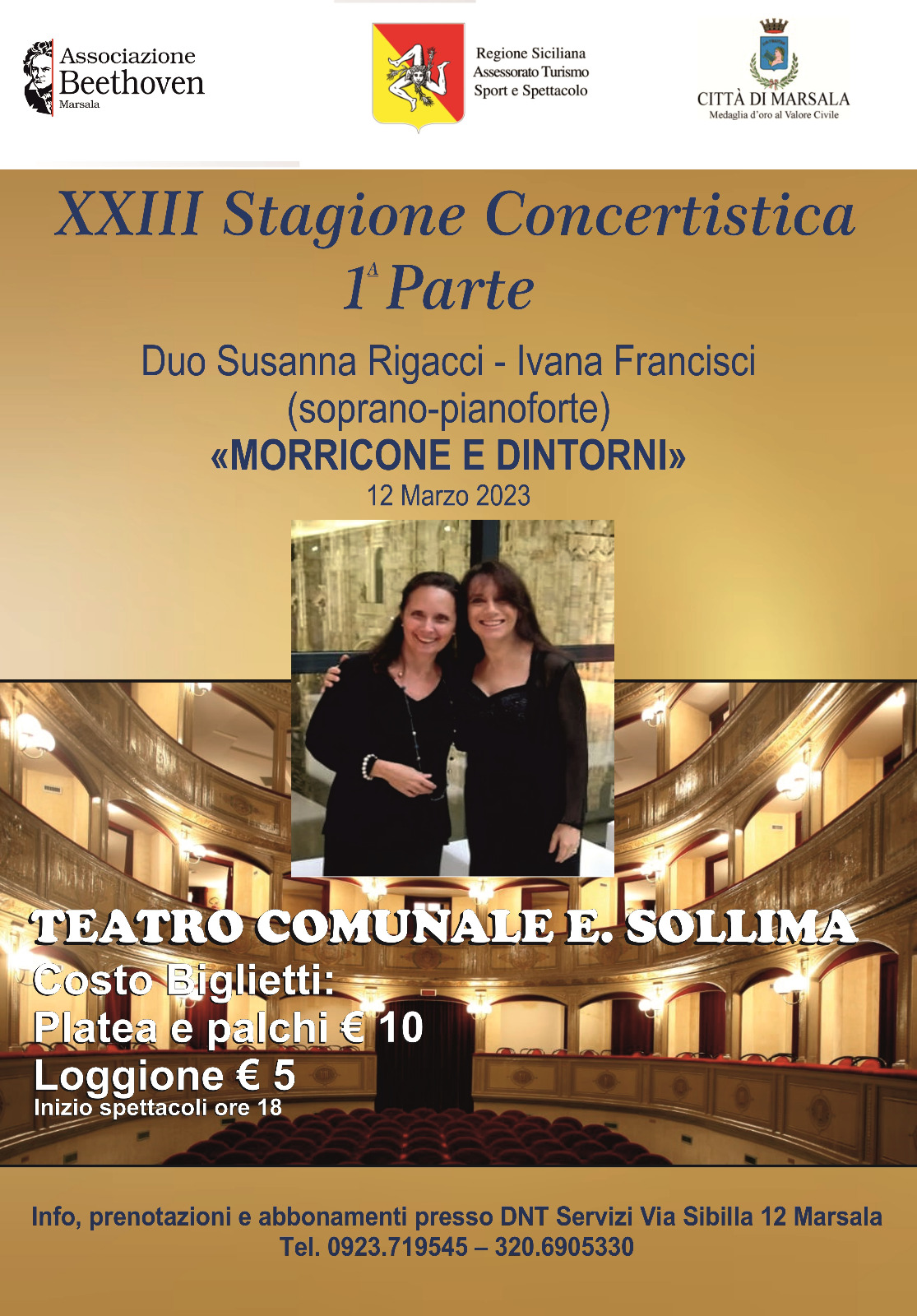 En “Sollima” de Marsala, la soprano de Morricone rendirá homenaje al Maestro