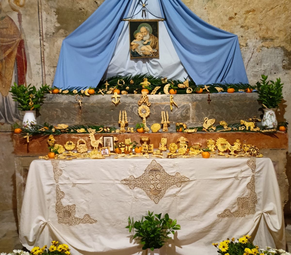 I piccoli del “G. Paolo II” di Marsala realizzano l’altare di San Giuseppe alla Madonna della Cava