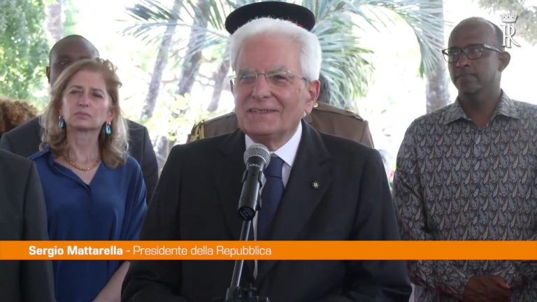 Mattarella “La ricerca spaziale un esempio di cooperazione tra Stati”